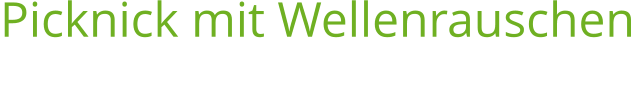 Picknick mit Wellenrauschen